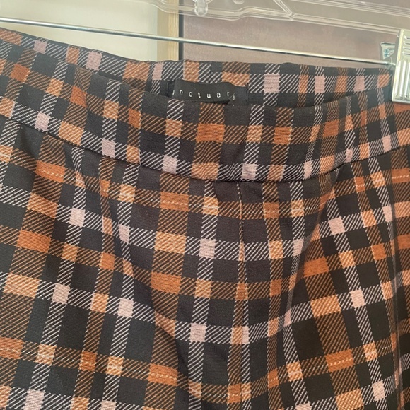 Sanctuary Plaid Semi-Flare Leggings - Picture 2 of 2